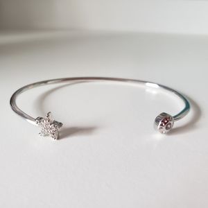 Henri Bendel Jeweled Star Bangle Bracelet